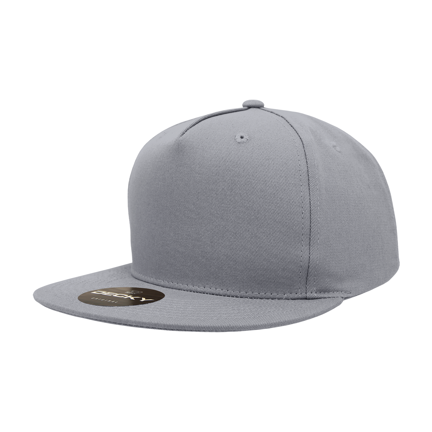 Decky - 5 Panel High Profile Structured Cotton Blend Snapback - 1064