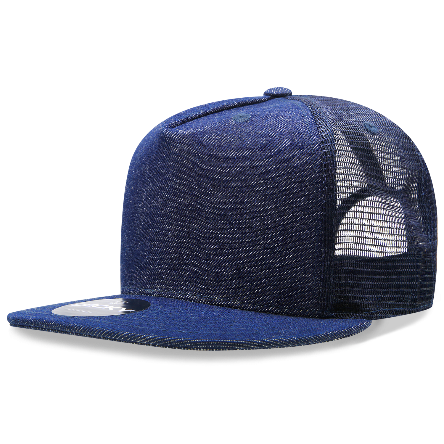 Decky - 5 Panel High Profile Structured Denim Trucker - 1082