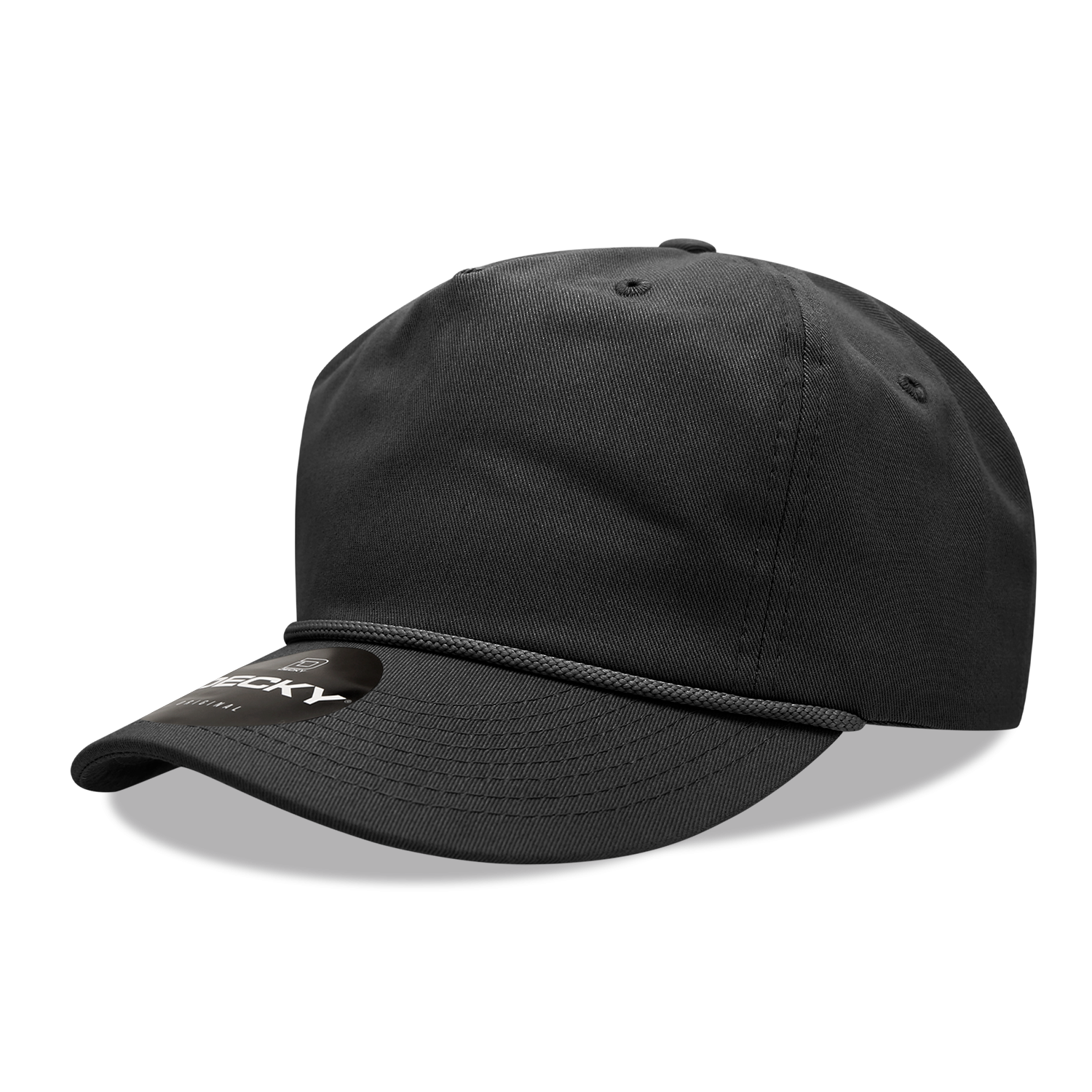 Decky - 5 Panel High Profile Relaxed Cotton Rope Hat - 252