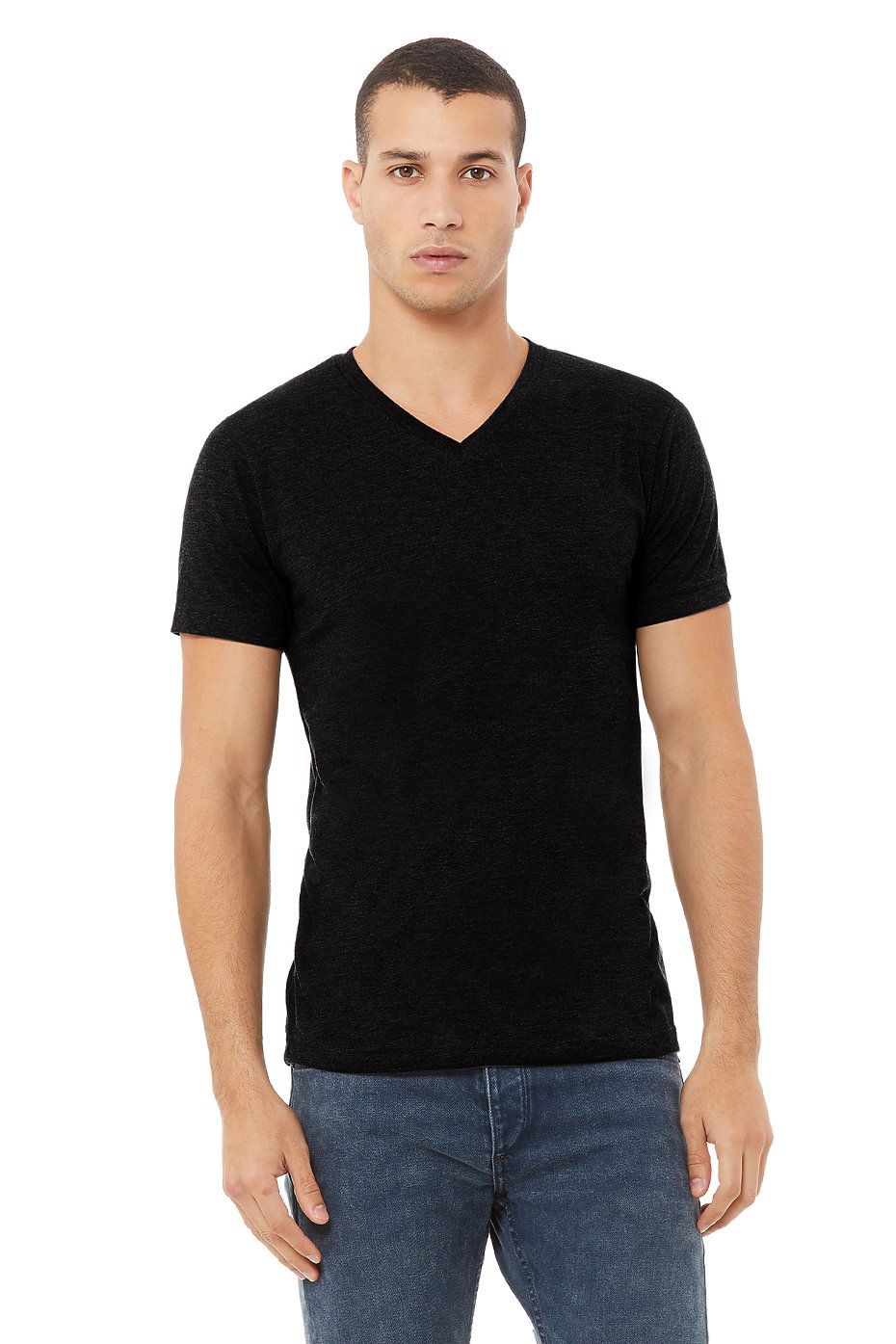 Bella+Canvas - Unisex Heather CVC S/S V - 3005CVC