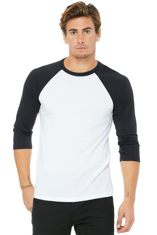 Bella+Canvas - Unisex 3/4 Sleeve Baseball - 3200