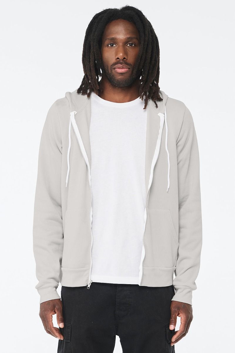 Bella+Canvas - Unisex Sponge Full-Zip Hoodie - 3739