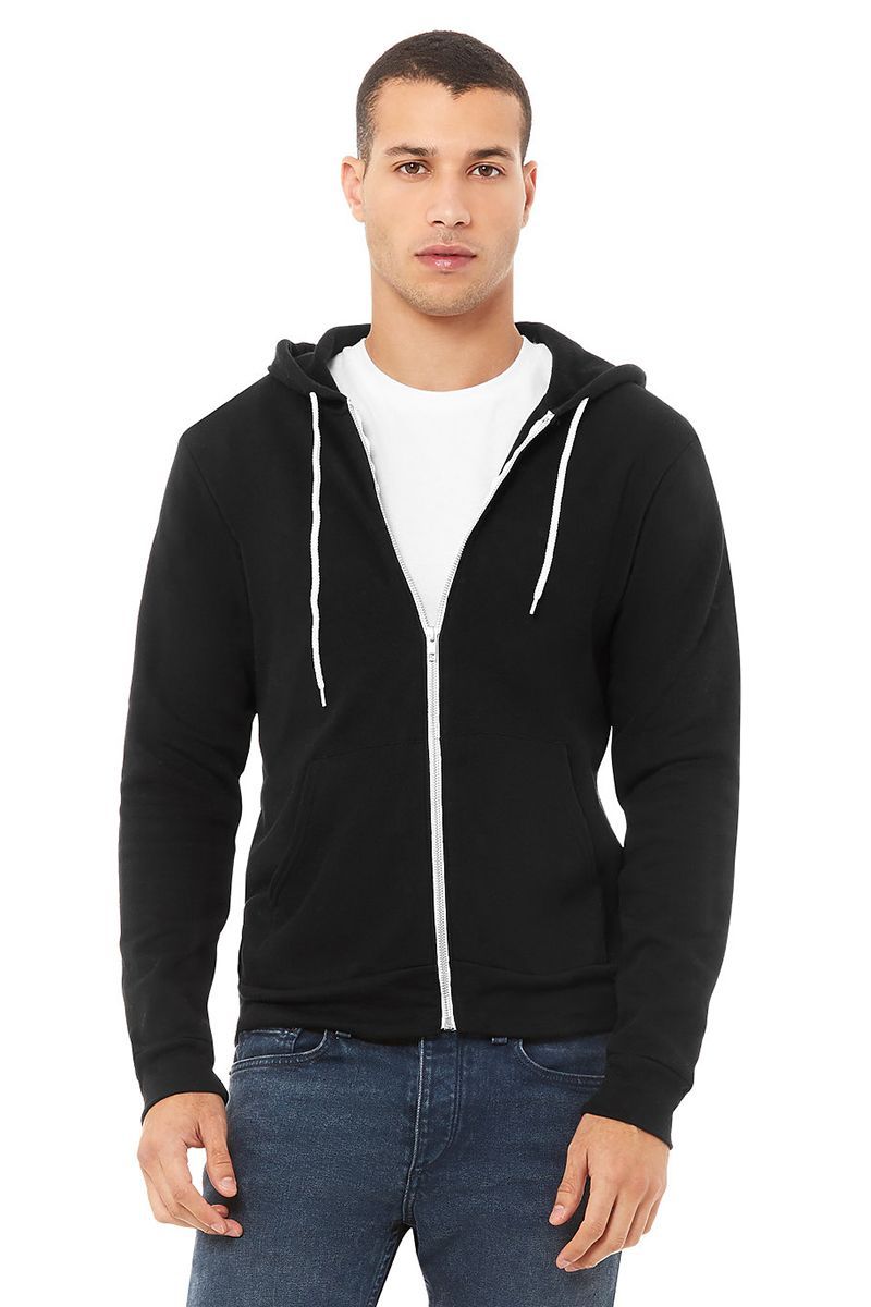 Bella+Canvas - Unisex Sponge Full-Zip Hoodie - 3739 (JULY SALE)