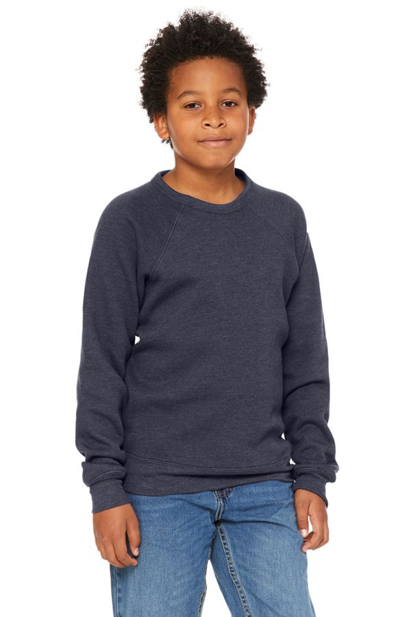Bella+Canvas - Youth Sponge Fleece Raglan Sweatshirt - 3901Y