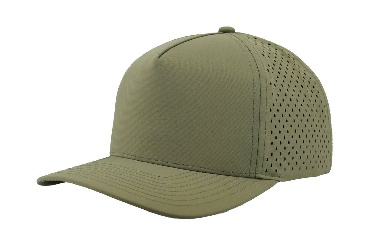 ZAPPED HEADWEAR - 5 Panel Medium Profile Snapback - BLACKHAWK XL