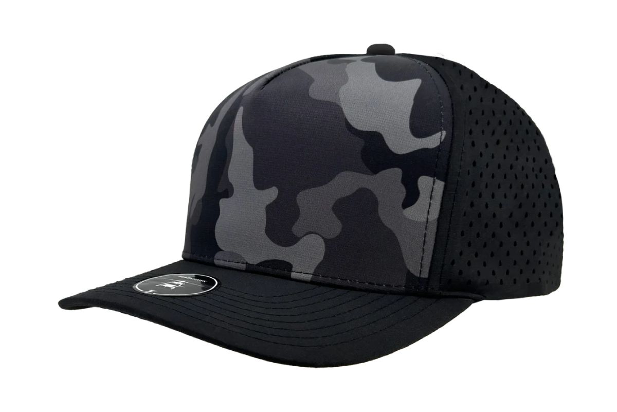 ZAPPED HEADWEAR - 5 Panel Medium Profile Snapback - BLACKHAWK