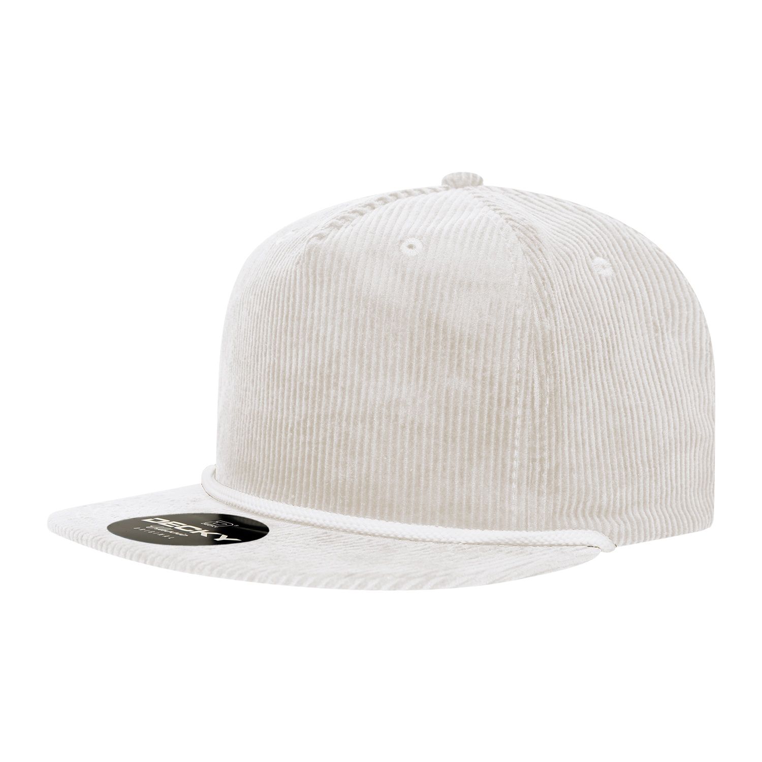 Decky - 5 Panel High Profile Relaxed Corduroy Rope Hat - 6043