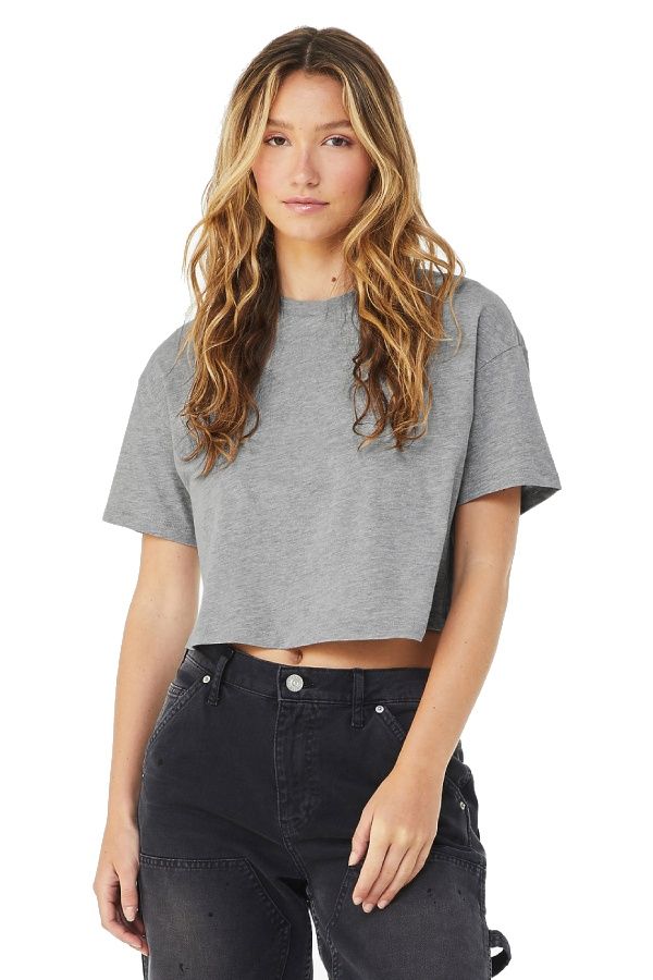 Fast Fashion - Women's Jersey Cropped Tee - 6482