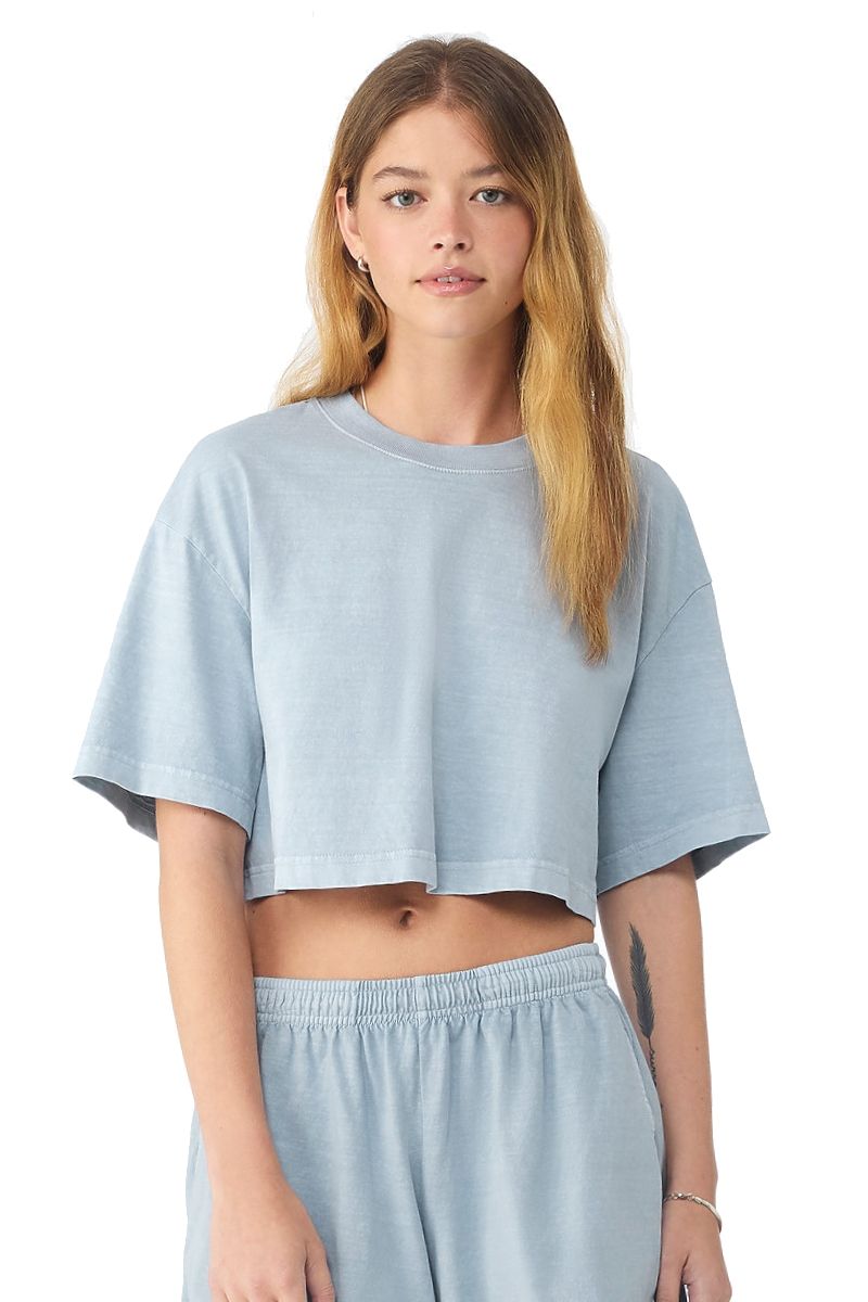 Bella+Canvas - Women's Garment Dye Cropped Tee - 6882GD
