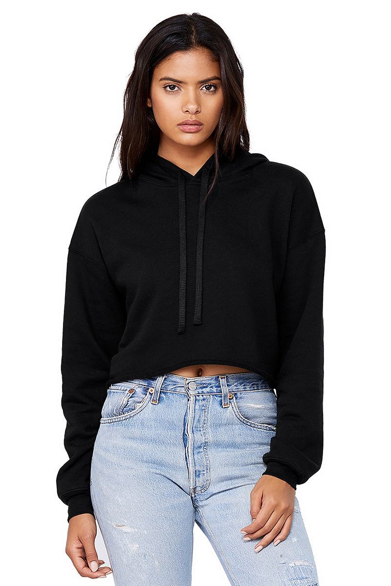 Bella+Canvas - Women's Cropped Fleece Hoodie - 7502 (JULY SALE)