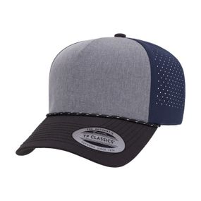 Yupoong - 5 Panel Snapback with Perforation w/ Rope - 5389BD