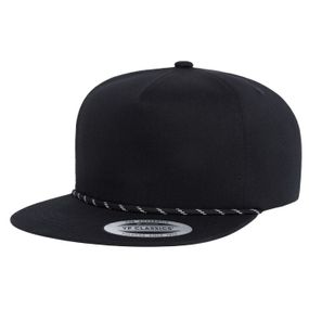 Yupoong - Unstructured 5 Panel Snapback w/ Rope - 6502BD