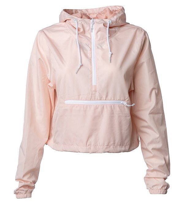 Independent Trading Co. - Women's Lightweight Crop Windbreaker - EXP64CRP