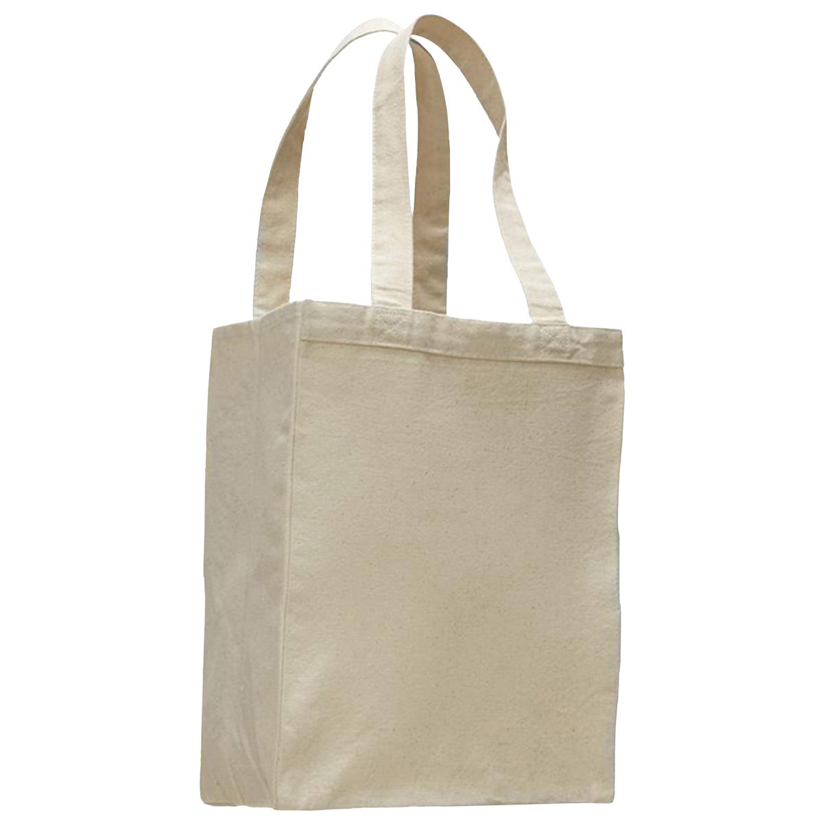 Q-TEES - Canvas Gusset Shopping Tote Q1000