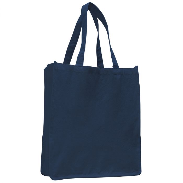 Q-TEES - Canvas Gusseted Jumbo Shopper - Q125400