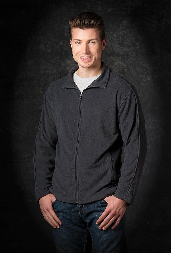 Burnside - Men's Micro Fleece Full Zip Jacket - 3301